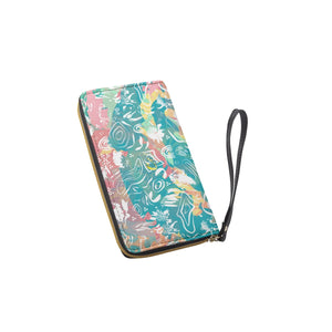 Wildflower (Aunty) Purse With Black Hand Strap