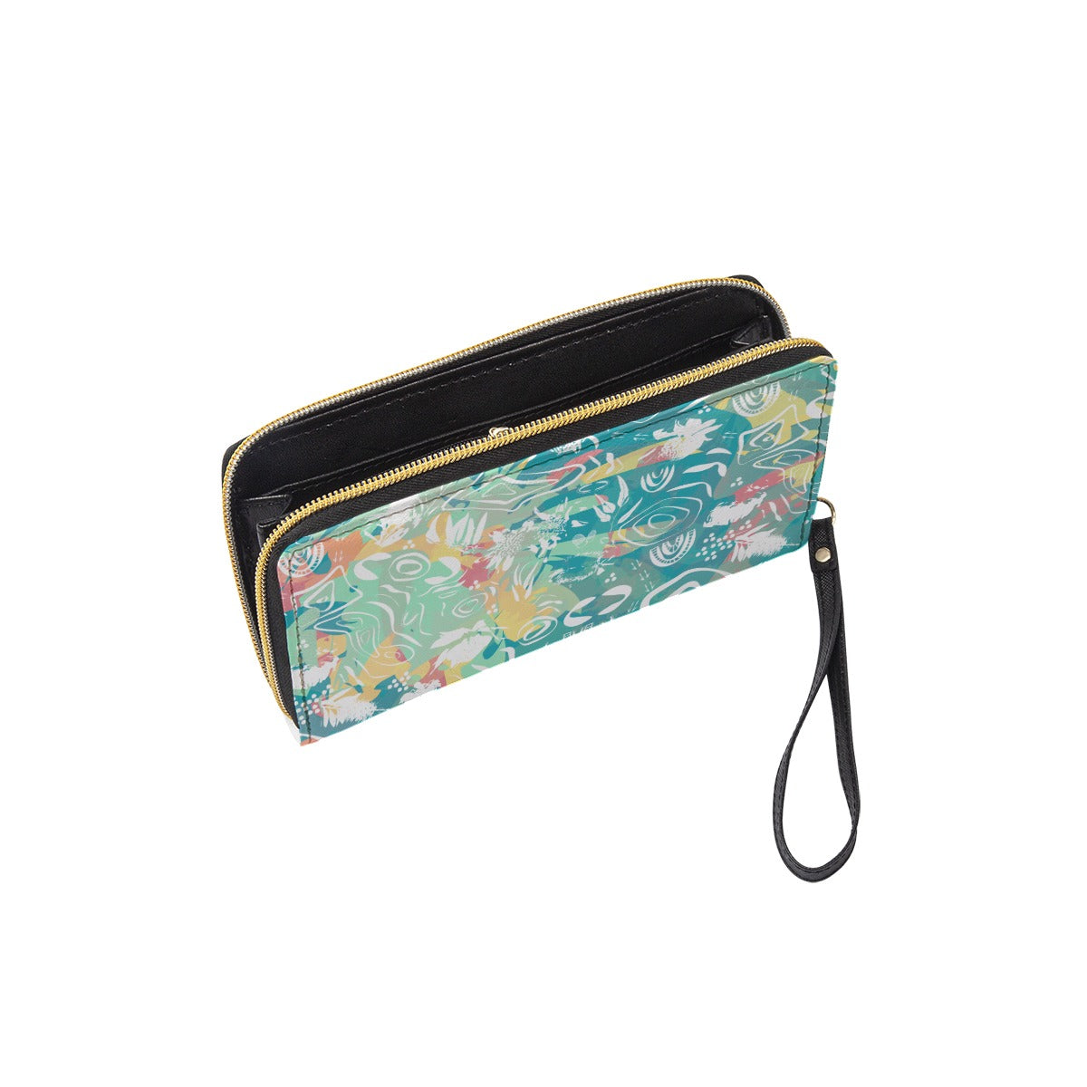 Wildflower (Aunty) Purse With Black Hand Strap