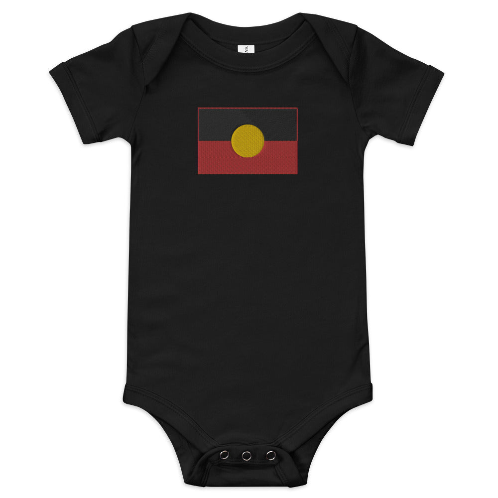 Aboriginal Flag Baby Romper