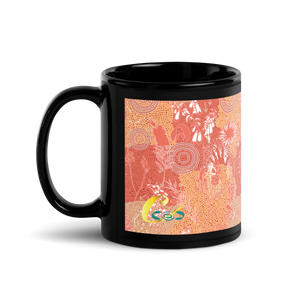 Ngambaa Black Glossy Mug