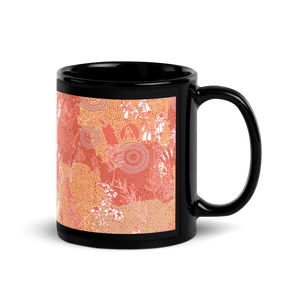 Ngambaa Black Glossy Mug