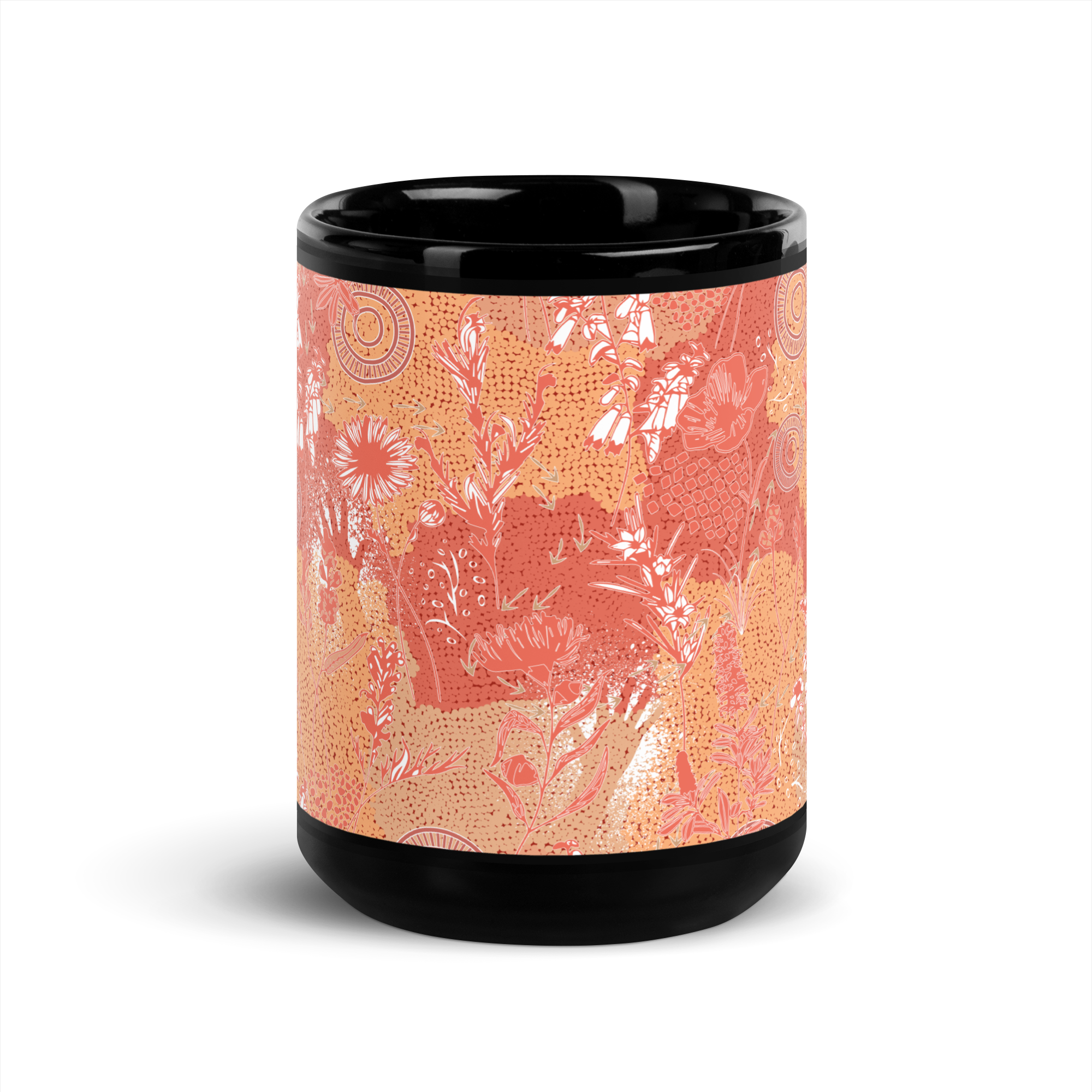 Ngambaa Black Glossy Mug