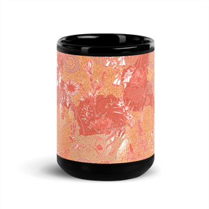 Ngambaa Black Glossy Mug