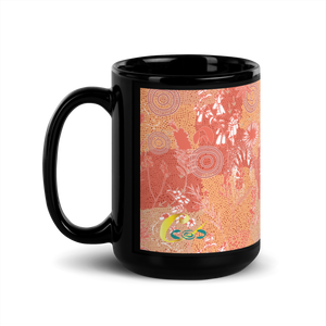 Ngambaa Black Glossy Mug