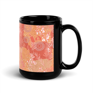 Ngambaa Black Glossy Mug