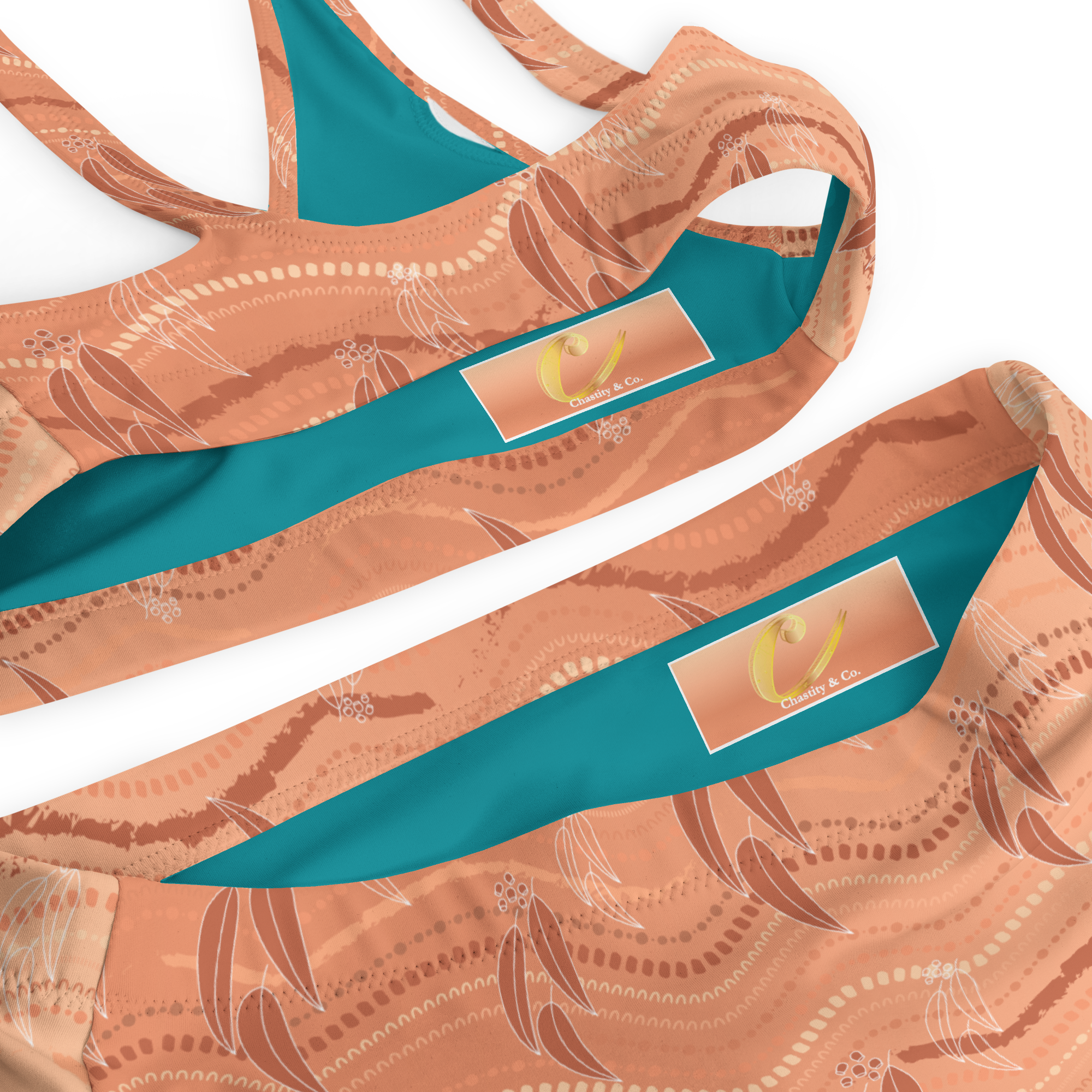 Blue Gum III High-Waist Bikini