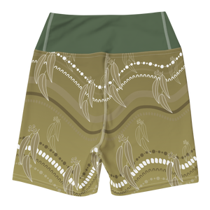 Blue Gum IV Yoga Shorts