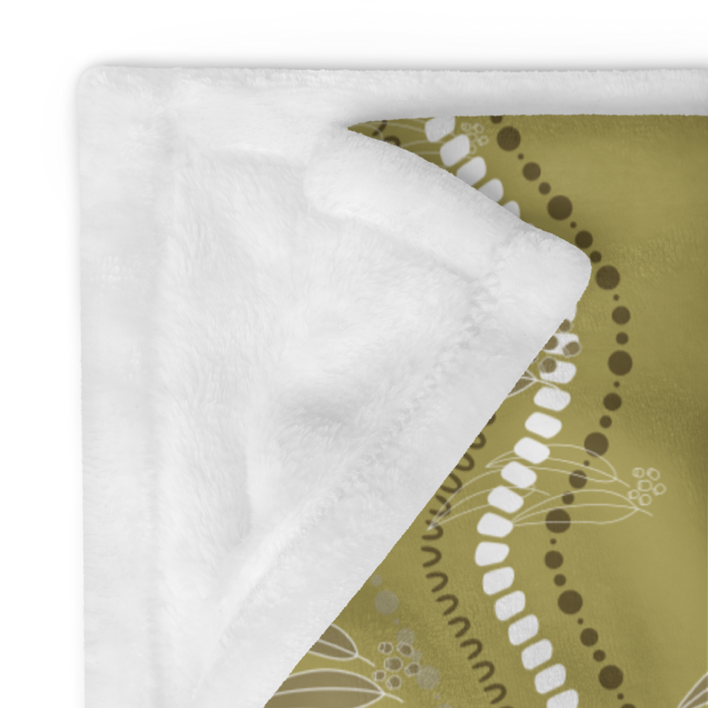 Blue Gum IV Throw Blanket
